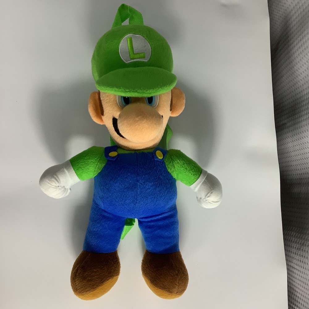 Nintendo Super Mario Luigi Plush Backpack